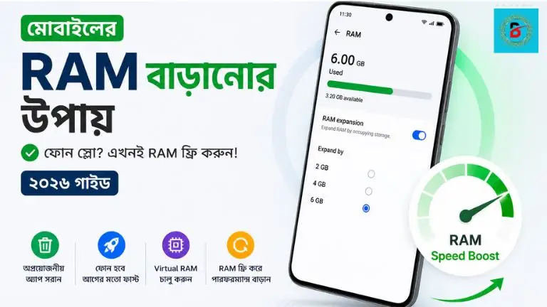 মোবাইলের RAM বাড়ানোর উপায়
