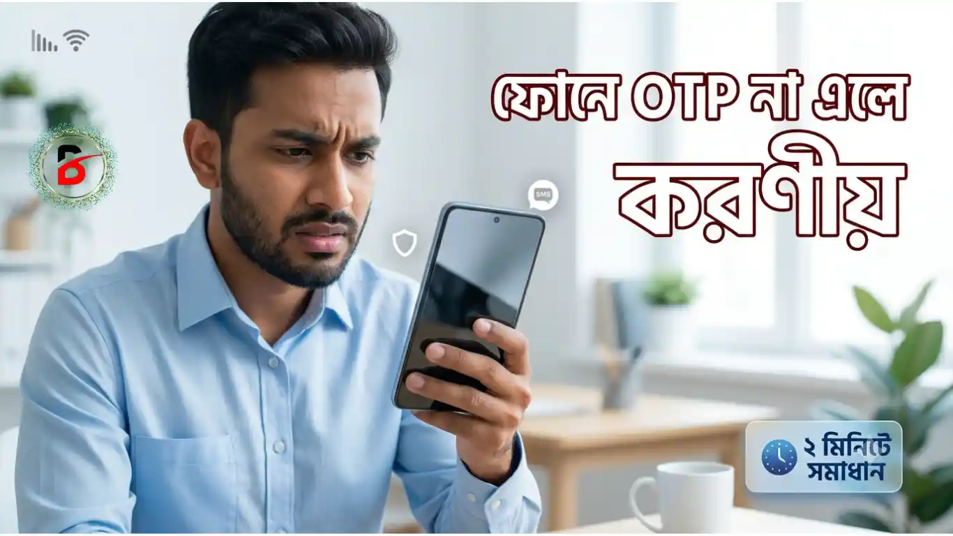 OTP না এলে করণীয়